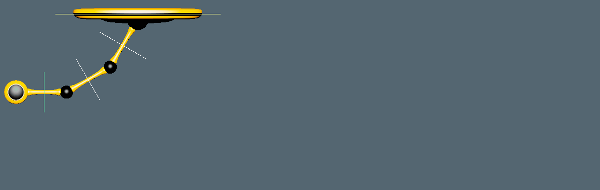 Main pendulum poses, minus inbetweens for clarity.